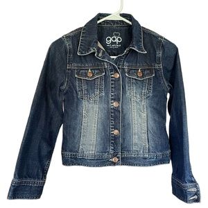 Gap Jacket Blue Jean Kids Girls size Large